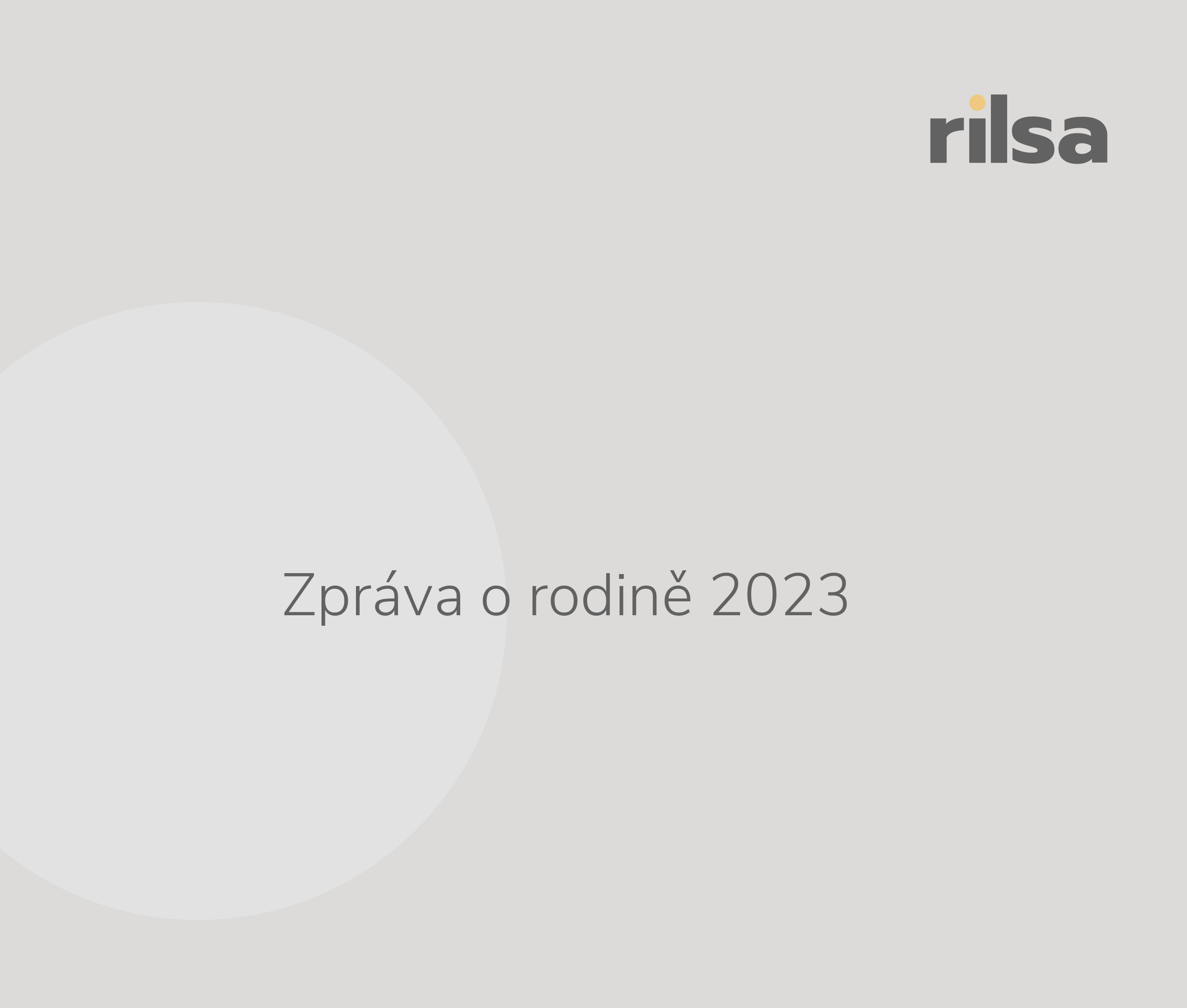 Vláda ČR na dnešním jednání vzala na vědomí Zprávu o rodině 2023