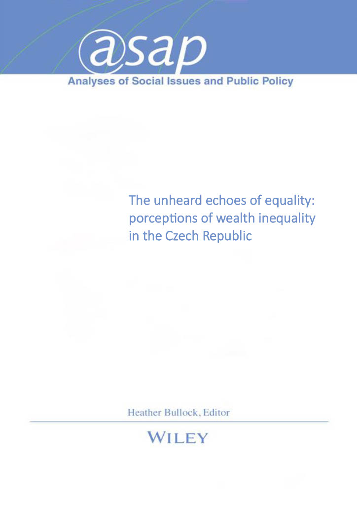 The unheard echoes of equality: perceptions of wealth inequality in the Czech Republic