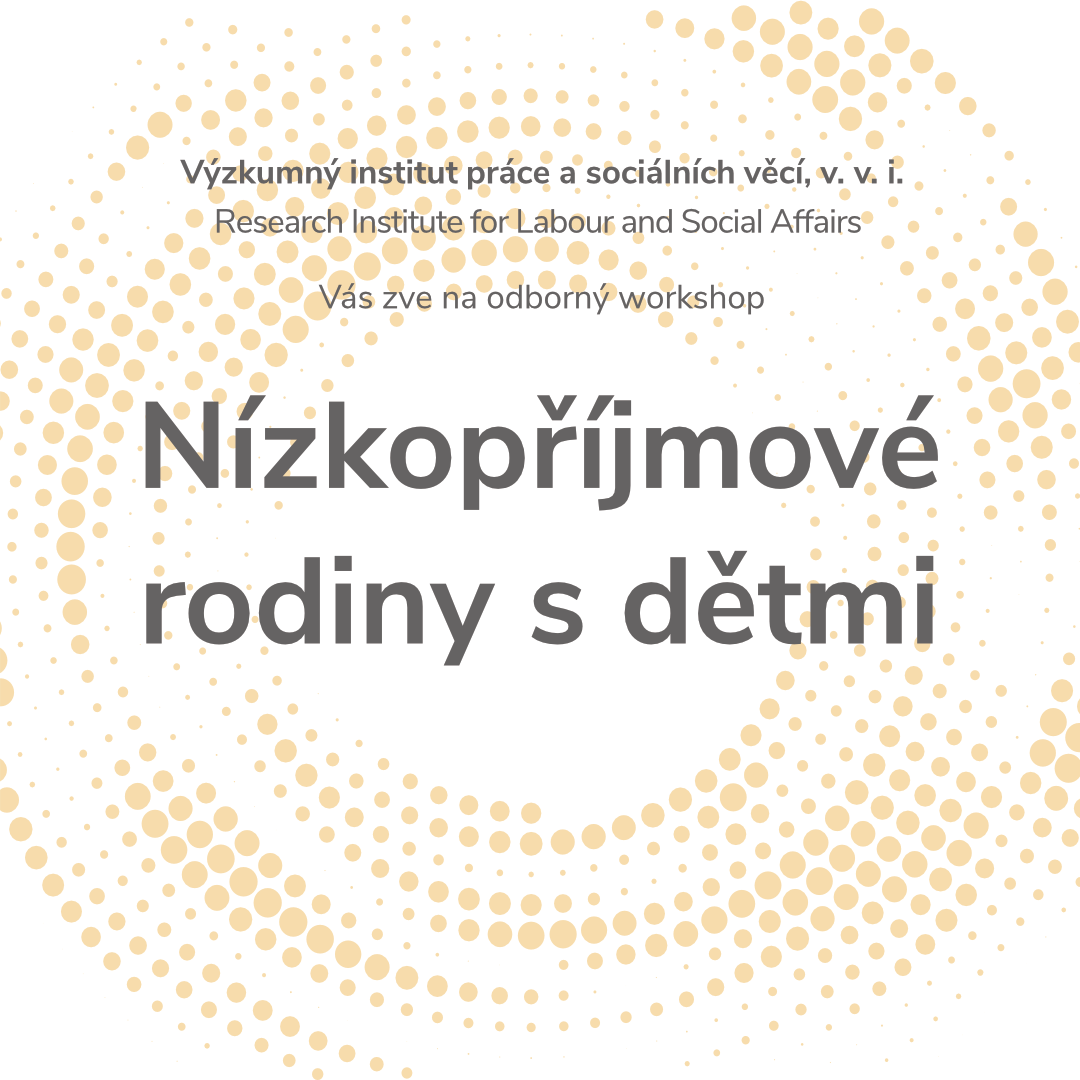 Pozvánka na workshop „Nízkopříjmové rodiny s dětmi“