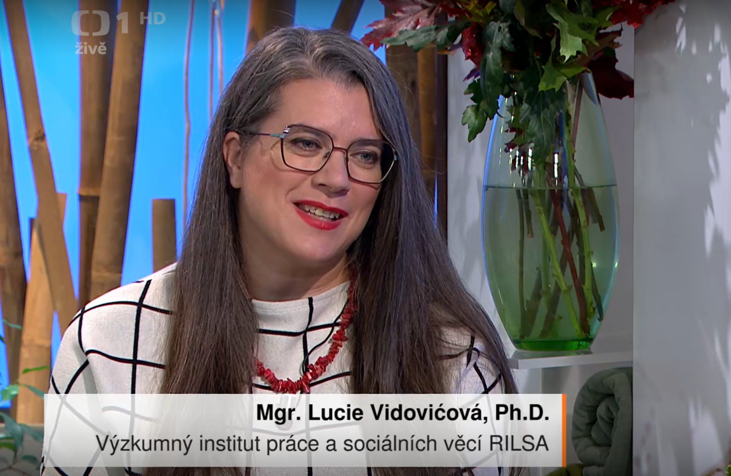 Lucie Vidovićová v České televizi o diskriminaci seniorů