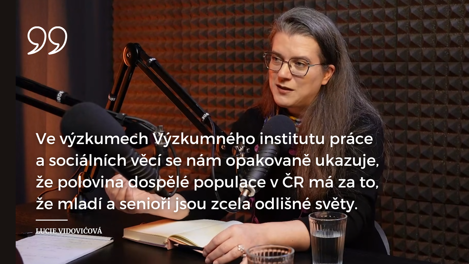 Lucie Vidovićová v podcastu First Class o mezigeneračních vztazích