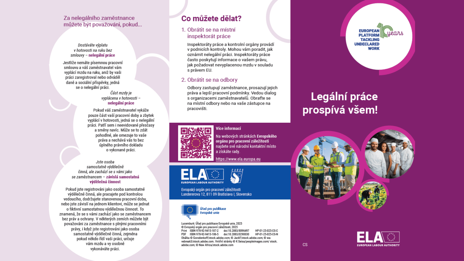 Informační kampaň proti nehlášené a nelegální práci