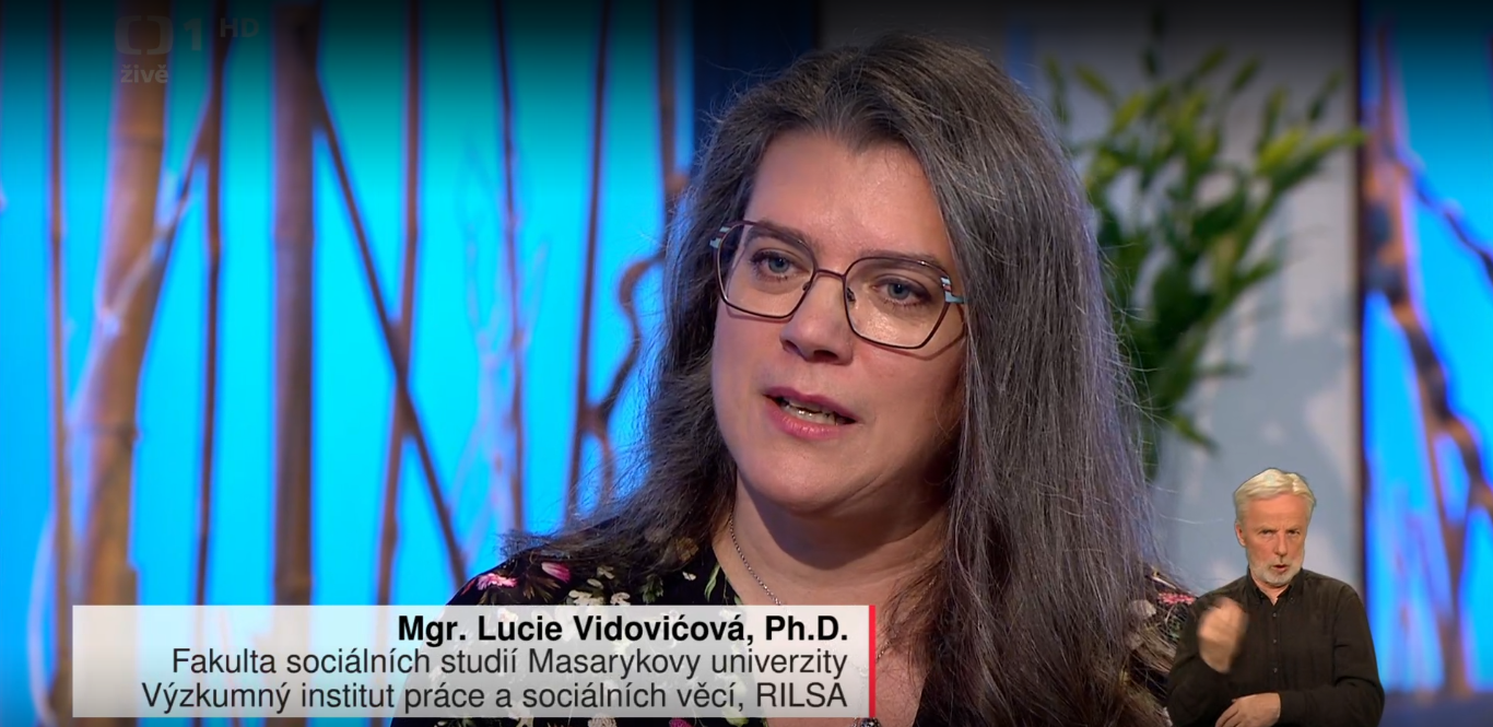 Lucie Vidovićová v České televizi o osamělosti