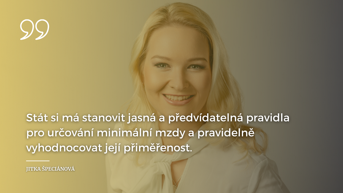 Výzkumná pracovnice z RILSA o minimální mzdě