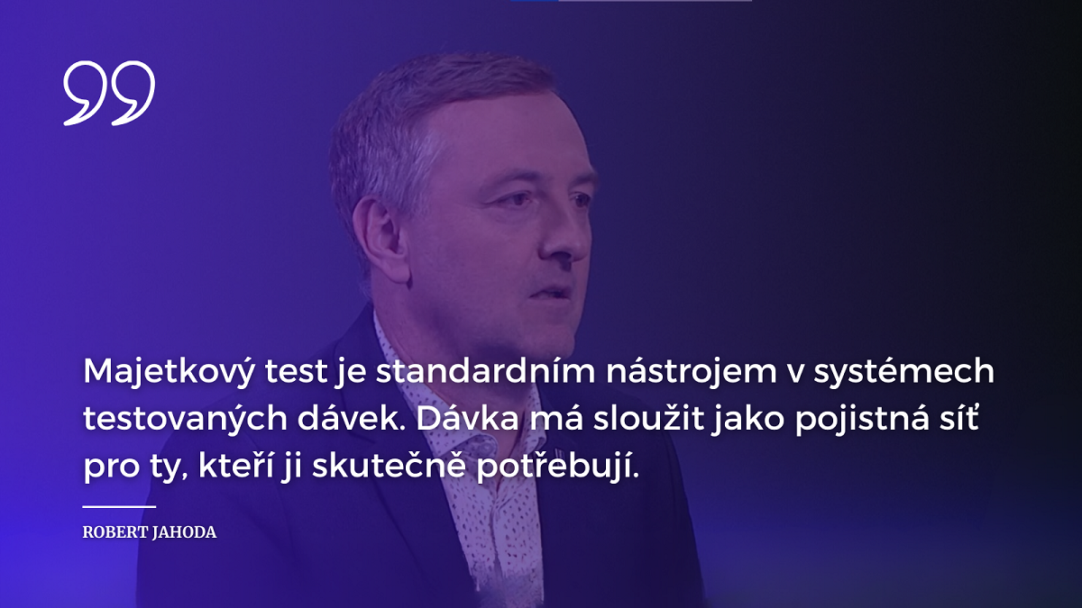 Ekonom Robert Jahoda pro Deník o majetkovém testu u superdávky