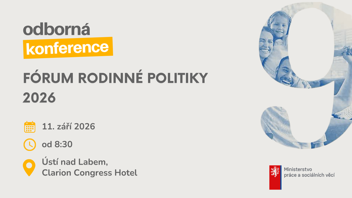 Pozvánka na Fórum rodinné politiky 2026