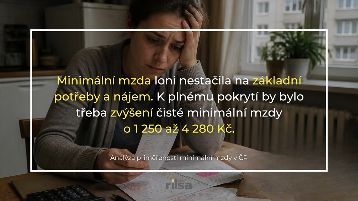 Nová studie RILSA o přiměřenosti minimální mzdy v České republice